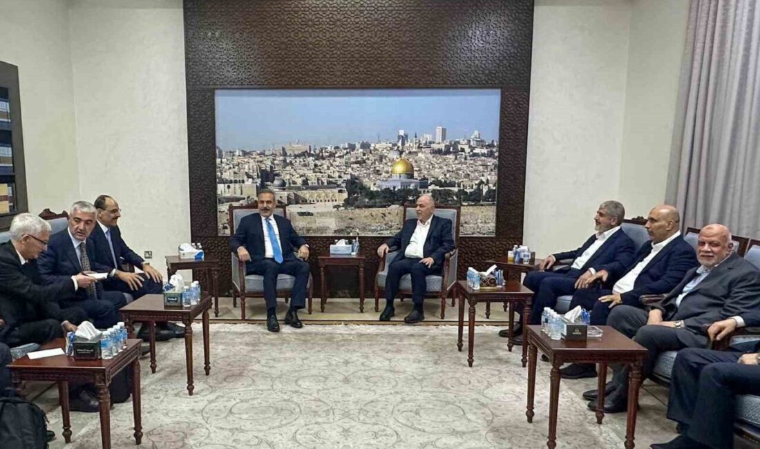 Dışişleri Bakanı Hakan Fidan ve MİT Başkanı İbrahim Kalın, Cumhurbaşkanı