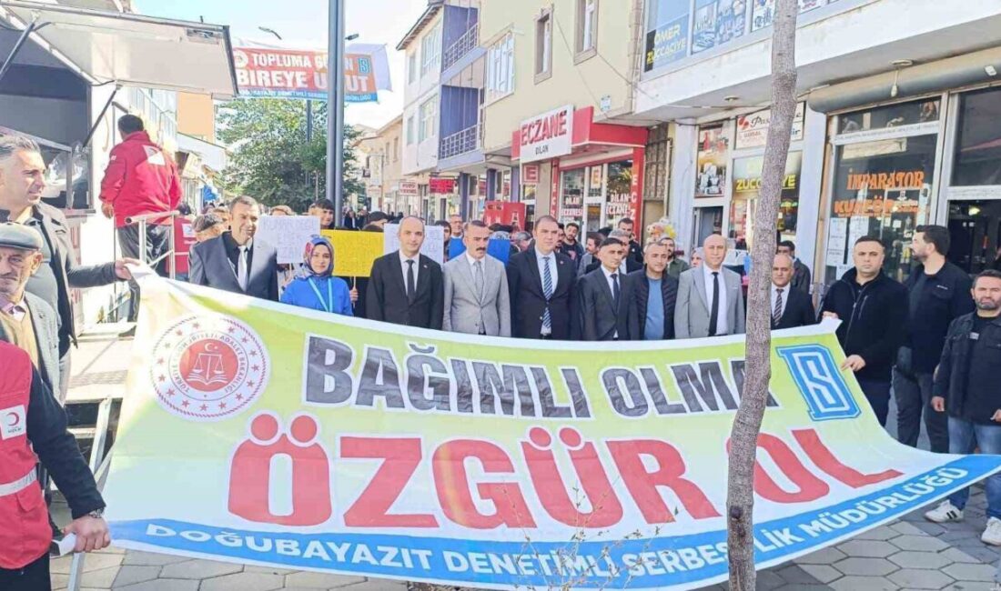 Doğubayazıt Cumhuriyet Başsavcısı Eren Öztaş'ın liderliğinde, Diyadin'de "Bağımlılıkla Mücadele Seferberlik