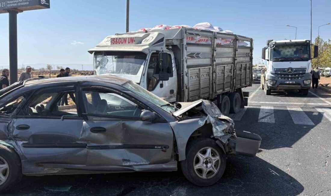 Diyarbakır'da freni patlayan un yüklü kamyon, 4 araca çarparak 2'si