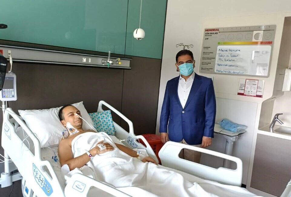 Erzurum Tarih Derneği Başkanı Prof. Dr. Ömer Özden, oğulu Dr.