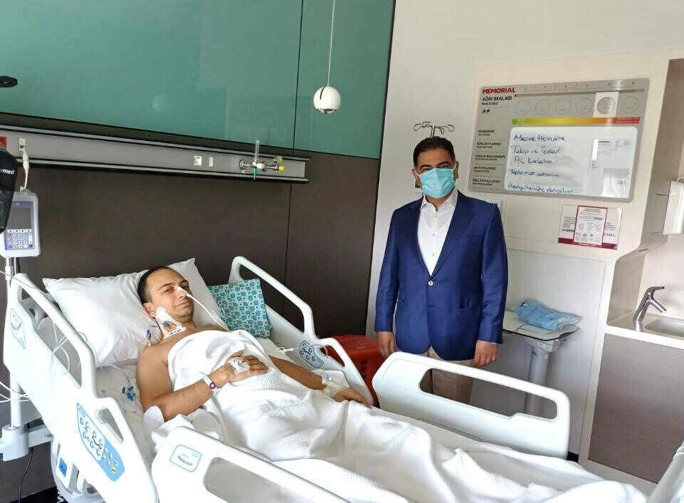 Erzurum Tarih Derneği Başkanı Prof. Dr. Ömer Özden, oğulu Dr.