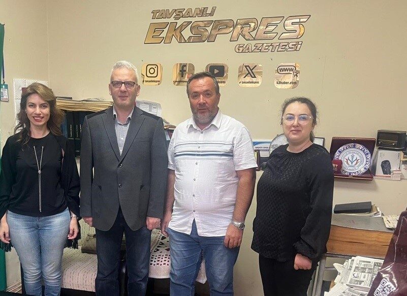 Kütahya Dumlupınar Üniversitesi Tavşanlı Uygulamalı Bilimler Fakültesi yönetimi, ilçe basınıyla