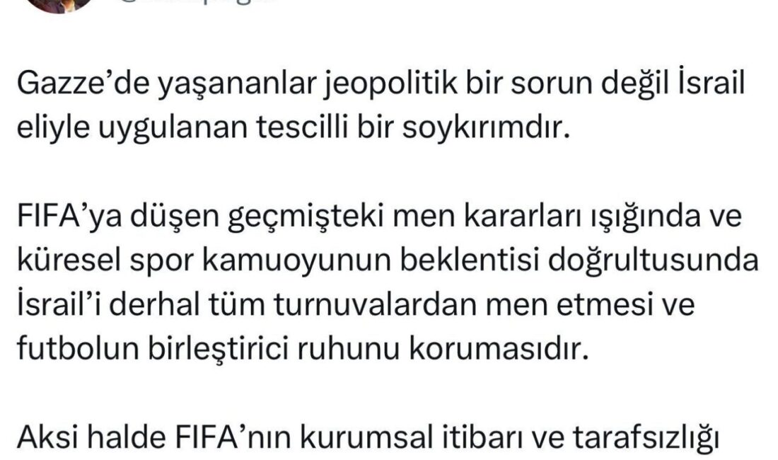 Eski Gençlik ve Spor Bakanı Dr. Mehmet Kasapoğlu, FIFA Başkanı