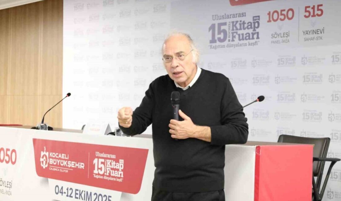 Dr. Yavuz Dizdar, Kocaeli Kitap Fuarı'nda su tüketiminin önemini vurguladı.
