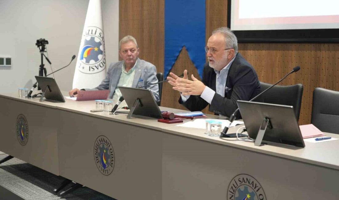 Denizli Sanayi Odası'nın Ekim 2025 Meclis Toplantısı'nda, mevcut ekonomik duruma