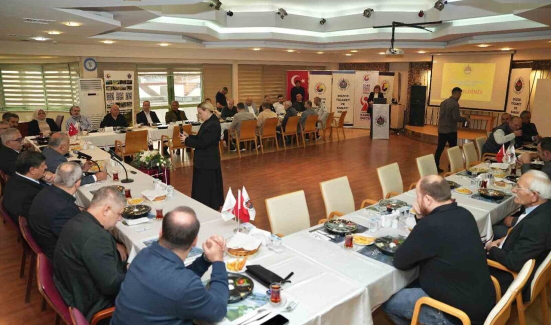 Düzce Ticaret ve Sanayi Odası (DTSO) toplantısında, Başkan Erdoğan Bıyık