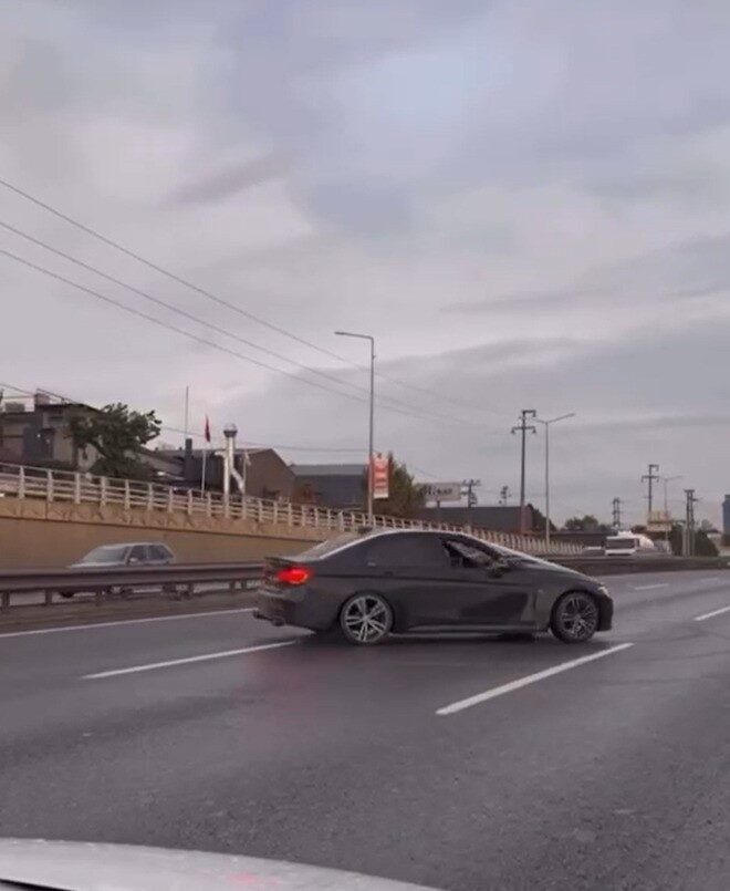 Kocaeli'de düğün konvoyunda drift atan sürücüye 52 bin 187 TL