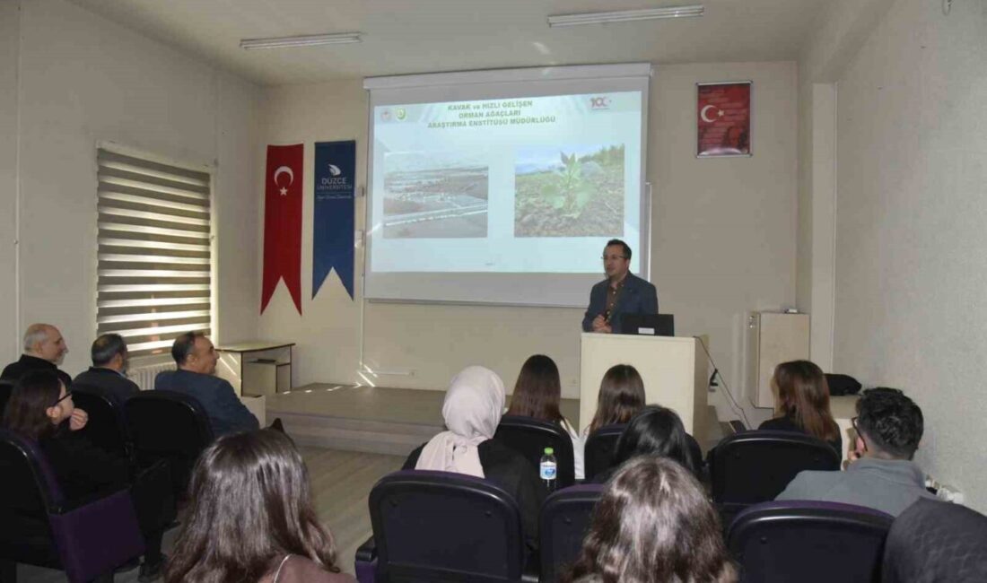 Düzce Üniversitesi Orman Fakültesi, "Plantasyon Ormancılığı ve Kavakçılık" konulu panel