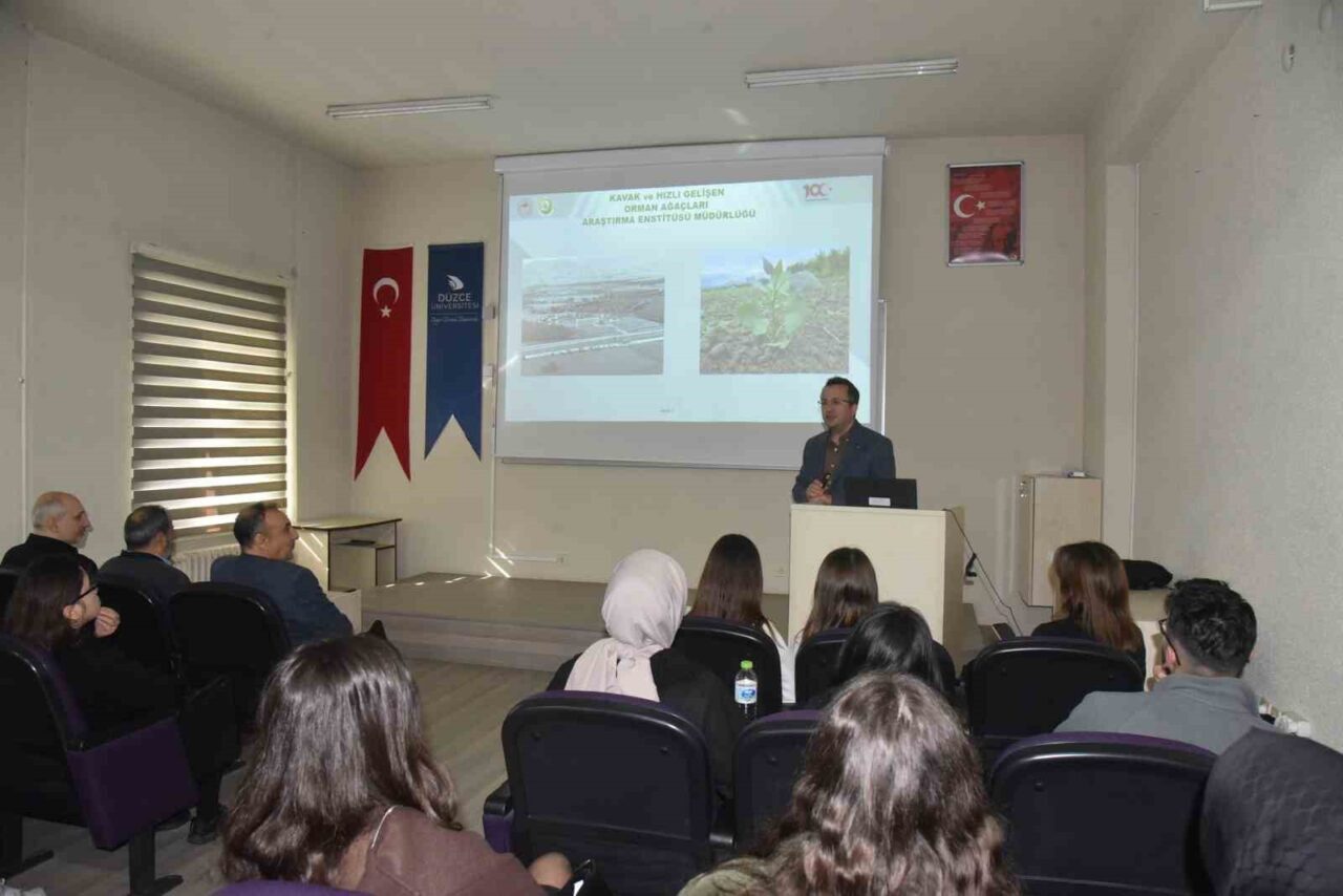 Düzce Üniversitesi Orman Fakültesi, "Plantasyon Ormancılığı ve Kavakçılık" konulu panel