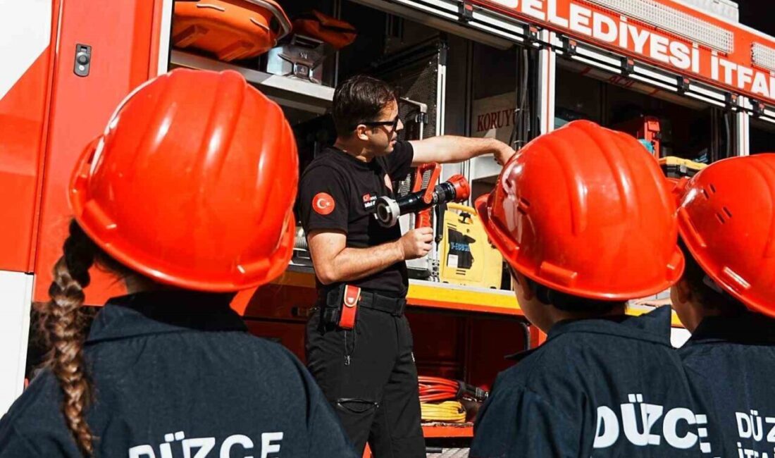 Düzce Belediyesi İtfaiye Müdürlüğü, İtfaiye Haftası çerçevesinde 28 okuldan 744