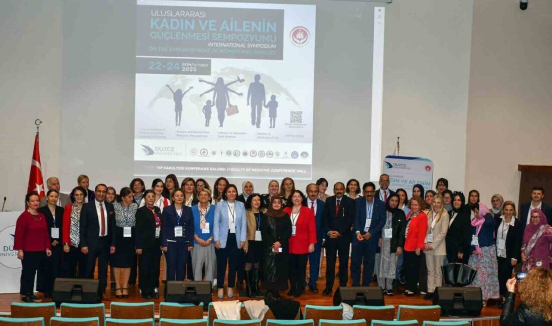 Düzce Üniversitesi’nde “Uluslararası Kadın ve Ailenin Güçlenmesi Sempozyumu” Gerçekleştirildi Düzce Üniversitesi, "Uluslararası Kadın ve Ailenin Güçlenmesi Sempozyumu"nu düzenleyerek kadının