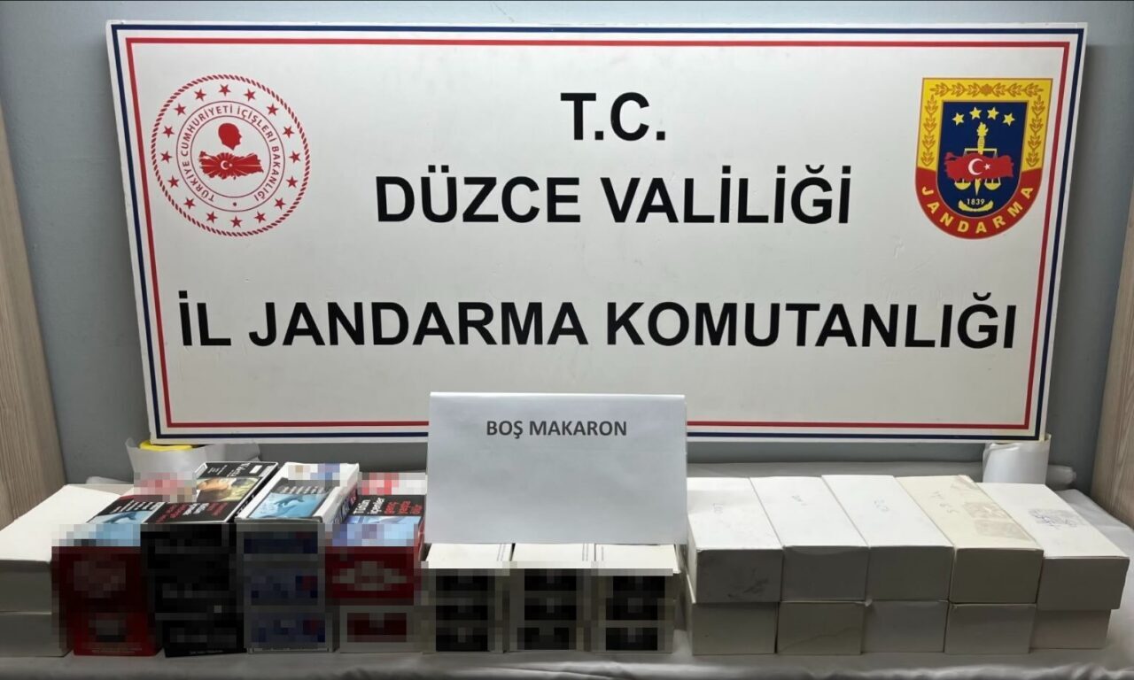 Düzce'de jandarma ve polis, 13-19 Ekim tarihlerinde gerçekleştirdiği 7 operasyonda