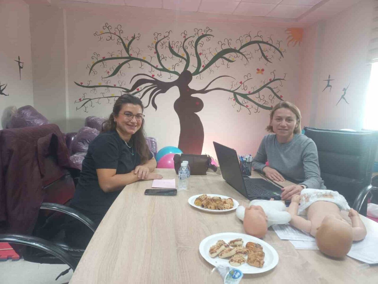 Düzce Sağlık Müdürlüğü, Sağlıklı Hayat Merkezi'nde düzenlenen Gebe Okulu ve