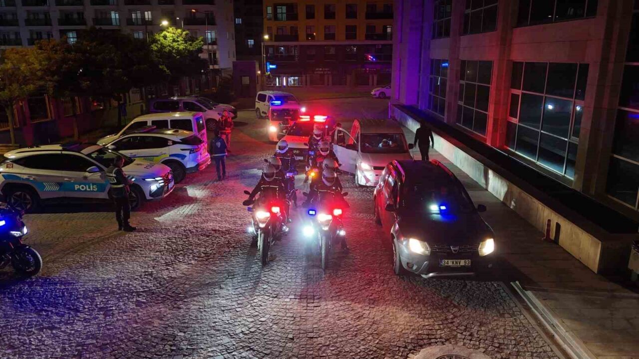 Edirne'de, İl Emniyet Müdürlüğü liderliğinde 126 polis ve gece bekçilerinin