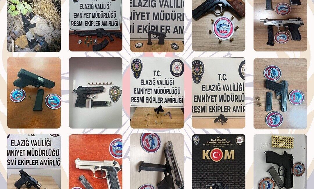 Bingöl'de son bir ayda gerçekleştirilen operasyonlarda, Elazığ Cumhuriyet Başsavcılığı koordinesinde