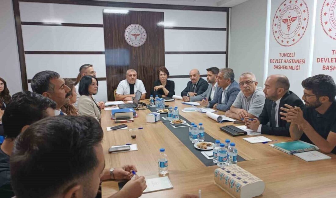 Elazığ'da İl Sağlık Müdürlüğü, Sağlık Bakanlığı'na bağlı tesislerin değerlendirilmesi için