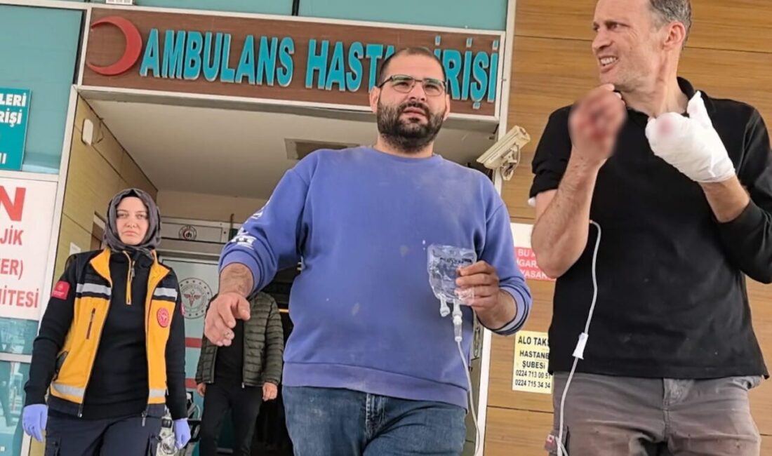 Bursa'nın İnegöl ilçesindeki bir mobilya atölyesinde iş kazası sonucu Mehmet