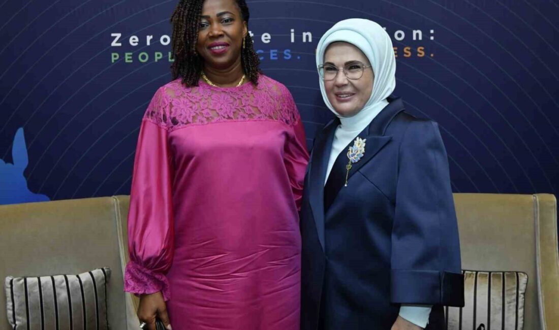 Emine Erdoğan, Sierra Leone Cumhurbaşkanı Julius Maada Bio'nun eşi Fatima