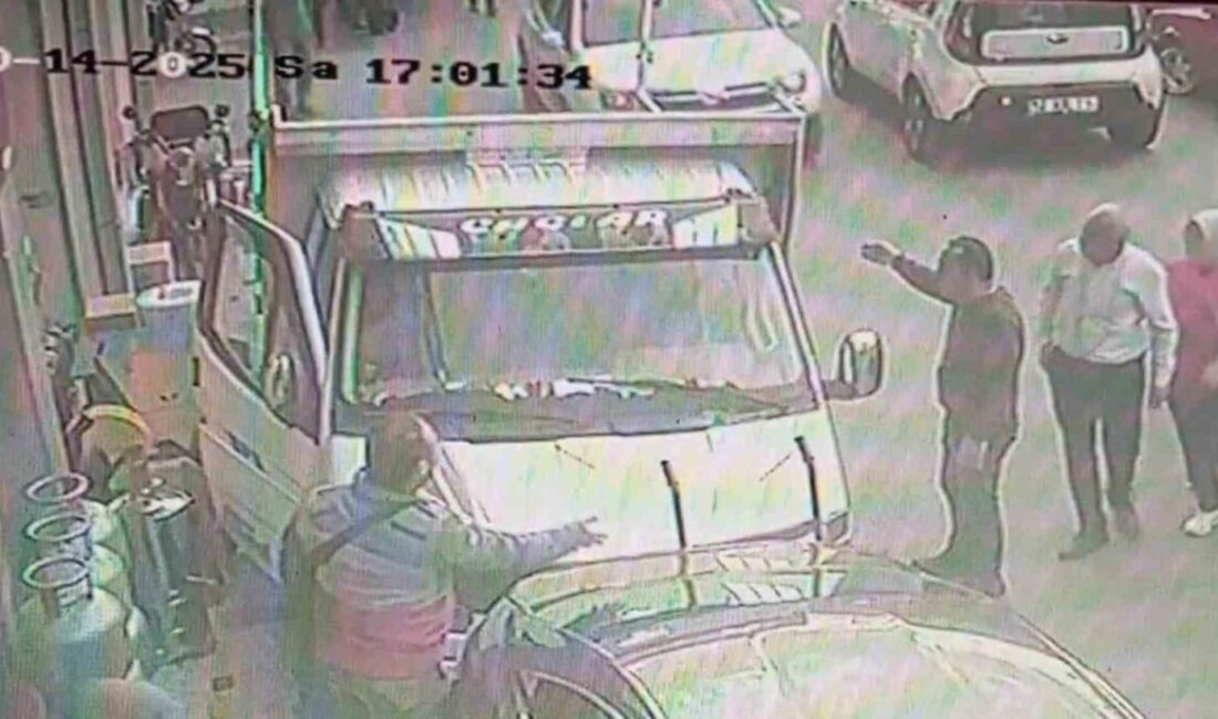 Ordu'nun Ünye ilçesinde Recep Karakullukçu'nun kullandığı kamyonet, epilepsi nöbeti geçirirken