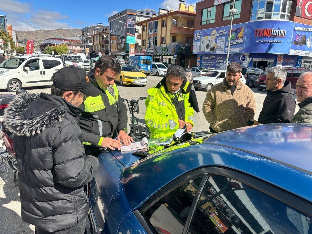 Erzincan İl Emniyet Müdürlüğü Trafik Denetleme Şubesi, motosiklet sürücüleri üzerinde