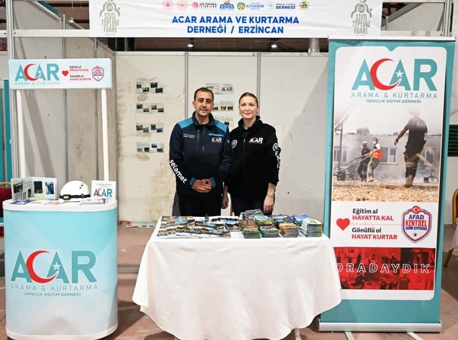 Erzincan'ı ACAR Arama Kurtarma Gençlik ve Eğitim Derneği, Türkiye'nin en