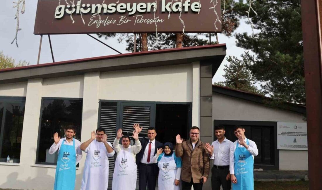 Erzurum'da Özel Gereksinimli bireylerin istihdamına öncülük eden Gülümseyen Kafe, sosyal