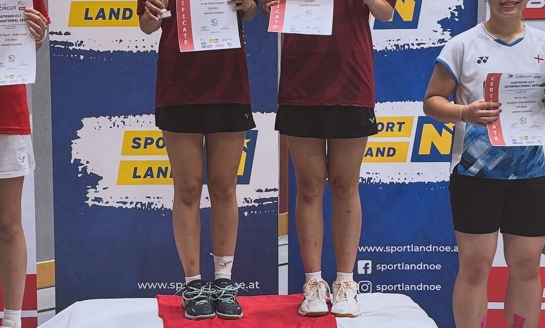 Eskişehirli sporcular, Mödling'de düzenlenen U17 Austria Open'da çift bayanlarda Avrupa