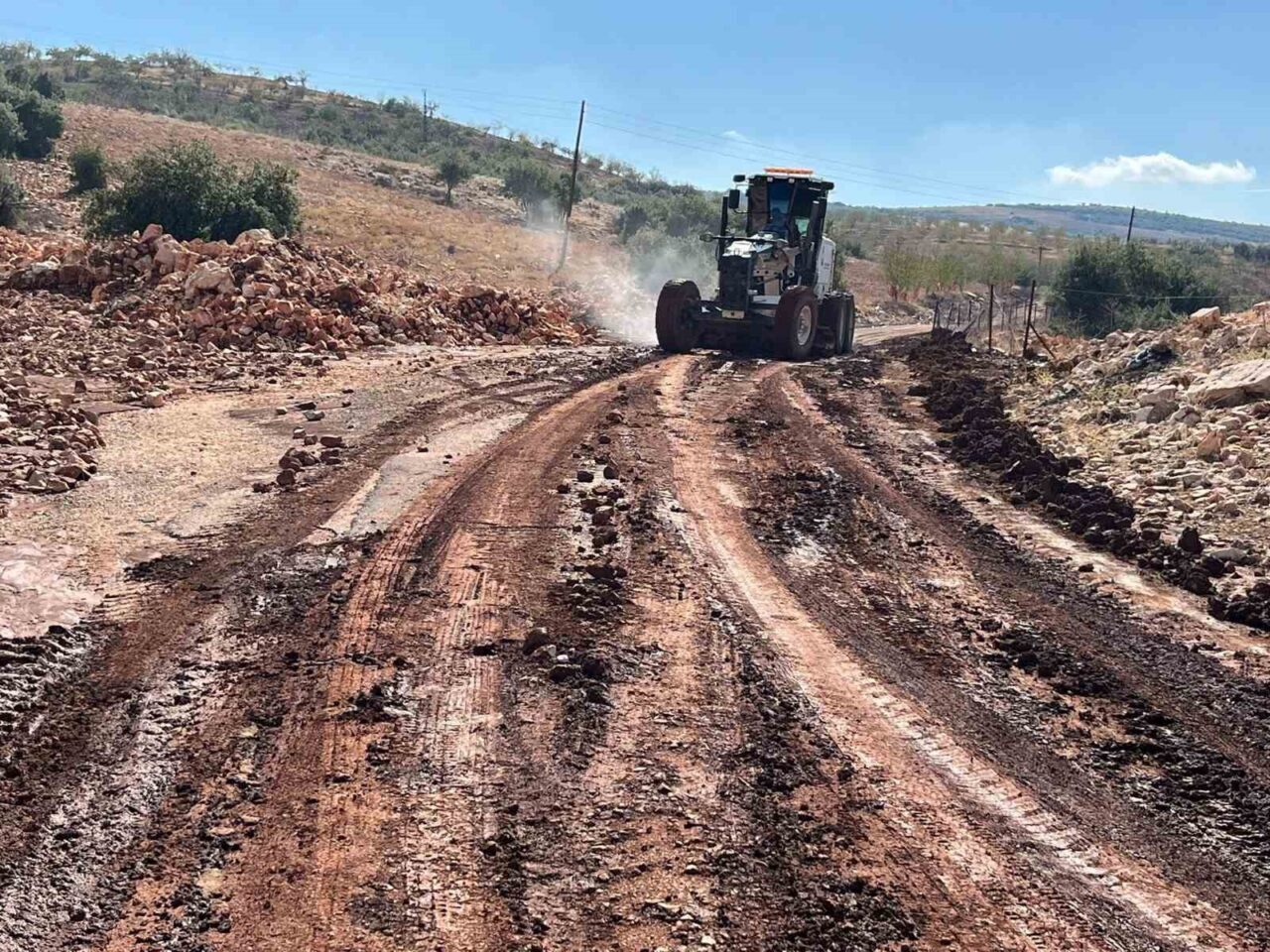 Adıyaman'ın Besni ilçesindeki Çakırhüyük Beldesi'nde etkili olan yağışlar, Boybey Mahallesi