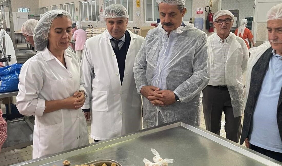 Eski Bakan Faruk Çelik, Bursa'daki Kardelen Kestane Şekeri tesisini ziyaret