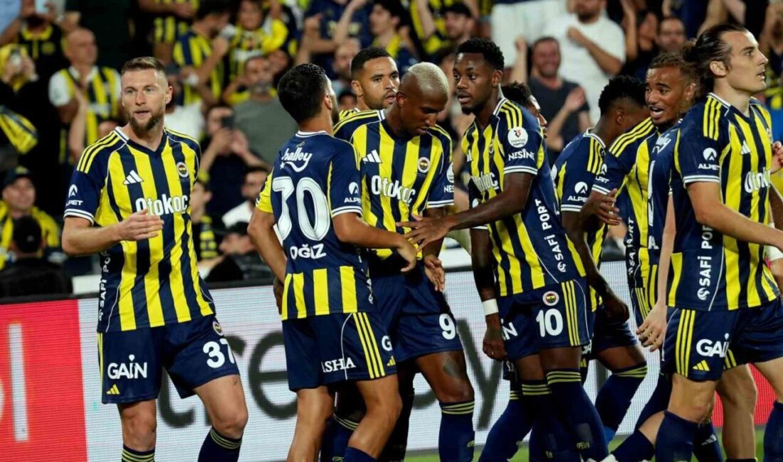 Fenerbahçe, Trendyol Süper Lig'de 8 haftada 16 puanla 4. sırada