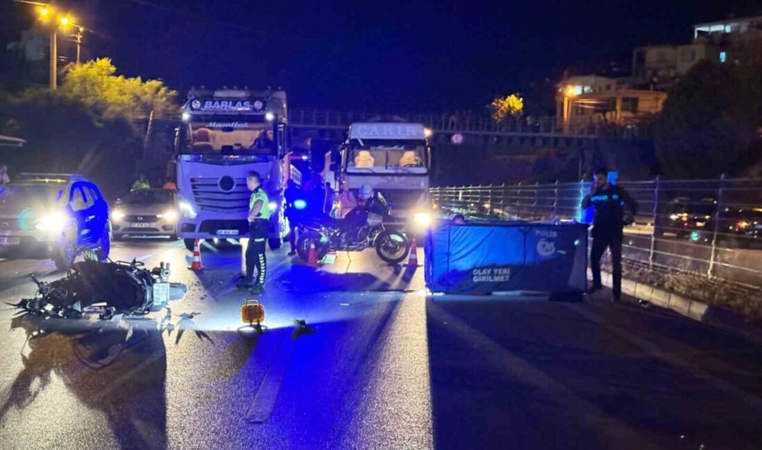 Fethiye’deki trafik kazasında motosiklet sürücüsü Hüseyin Mutlu Cibi, bir kepçeye