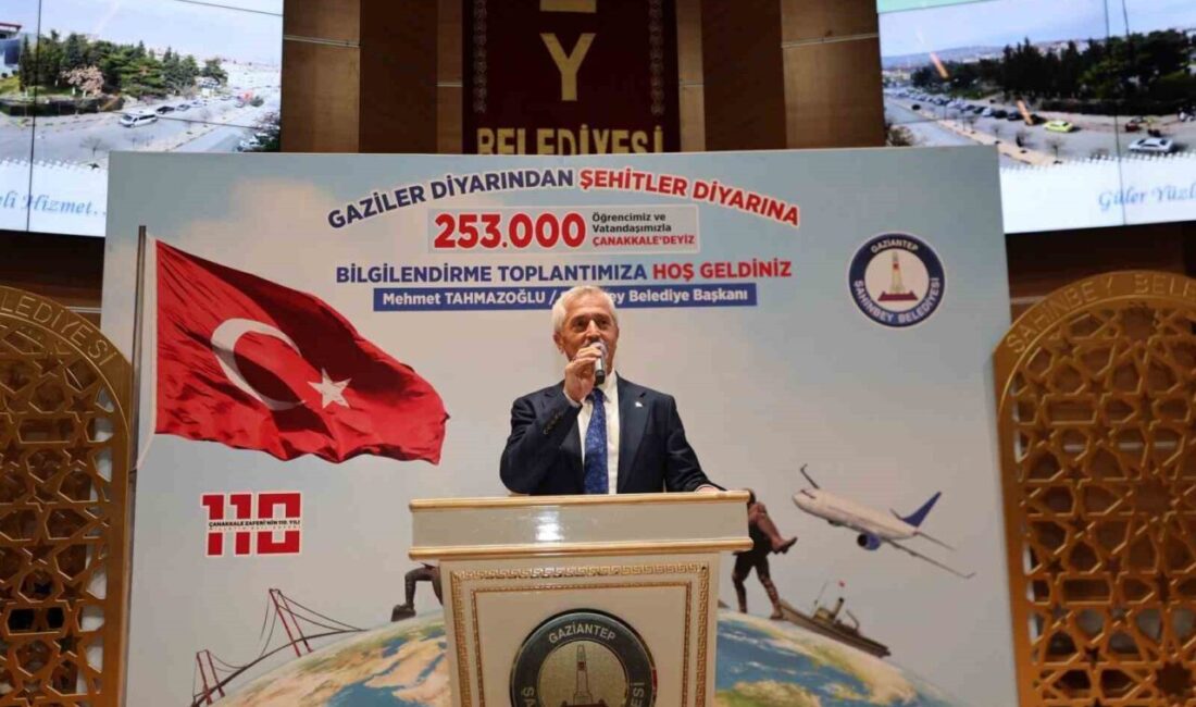 Şahinbey Belediyesi, "Gaziler Diyarından Şehitler Diyarına" projesiyle 253 bin öğrenci