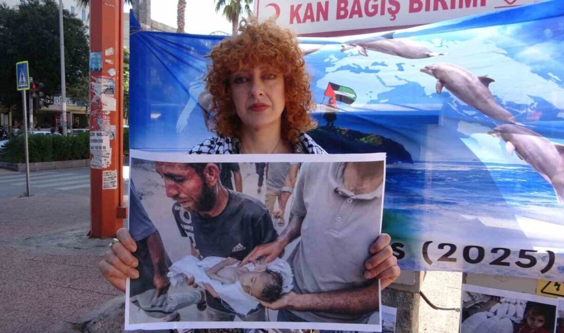 İstanbul Ticaret Üniversitesi doktora öğrencisi Somayeh Moghadam, Gazze'ye destek için