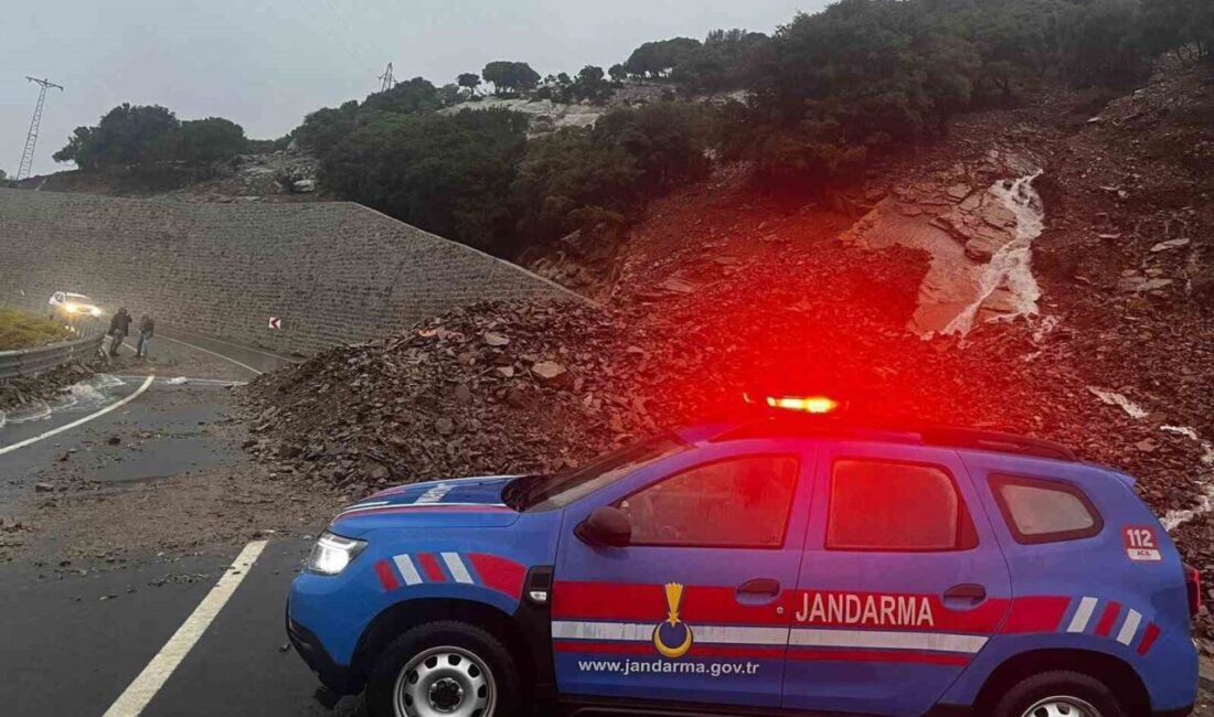 Çanakkale'nin Gökçeada ilçesinde yoğun yağış sonucu sel meydana geldi. Evler,