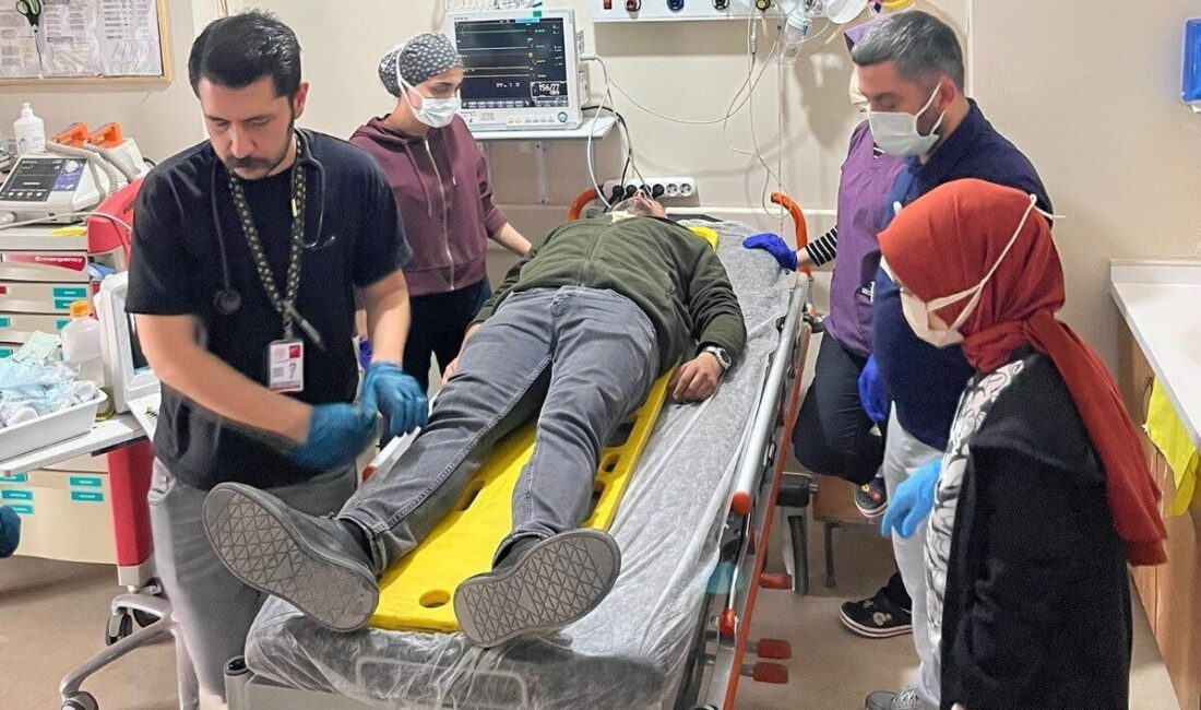 Adıyaman Gölbaşı Devlet Hastanesi, olası toplu yaralanmalara karşı düzenlenen Turkuaz