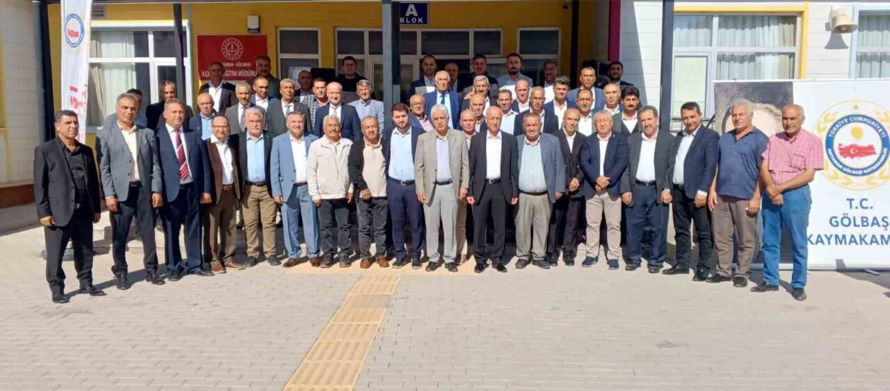 Adıyaman Gölbaşı ilçesinde Muhtarlar Günü, Gölbaşı İlçe Milli Eğitim Müdürlüğü