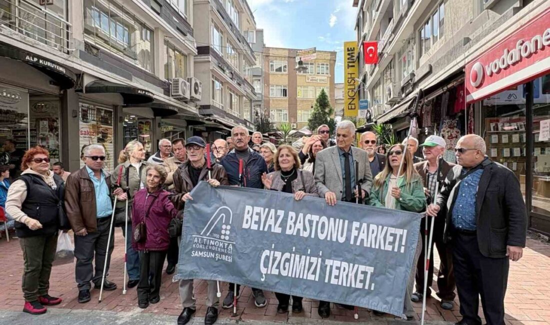 Beyaz Baston Güvenlik Günü’nde Görme Engellilerin Sorunlarına Dikkat Çekildi Altı Nokta Körler Derneği Samsun Şube Başkanı Ufuk Gürbüz, 15