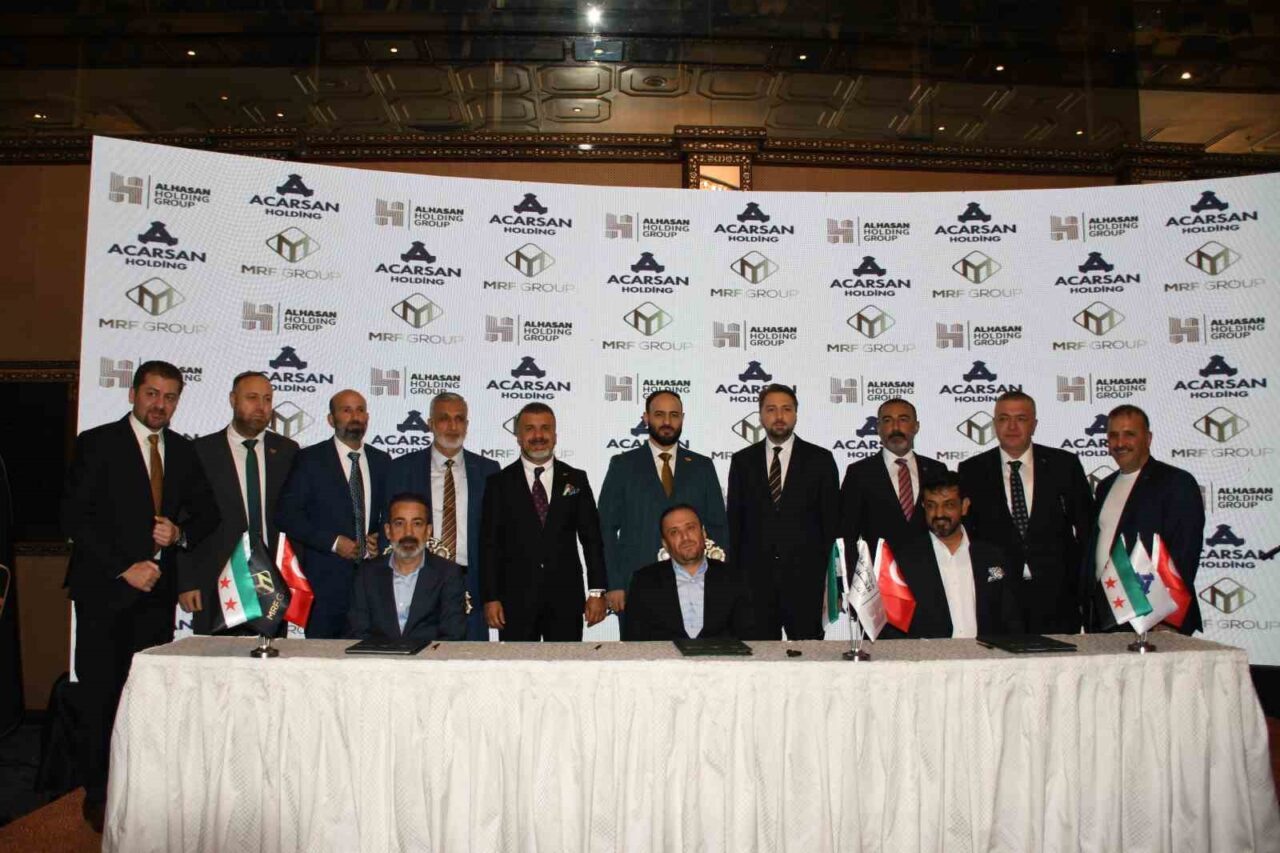 Türk ve Suriyeli inşaat firmaları Halep için tarihi iş birliği protokolüne imza attı