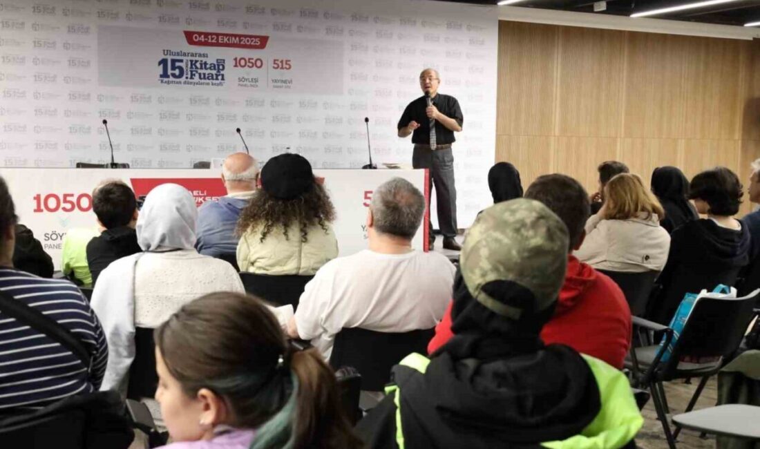 Kocaeli Kitap Fuarı'nda konuşan yazar Halit Ertuğrul, çocukların söylenenlere değil,