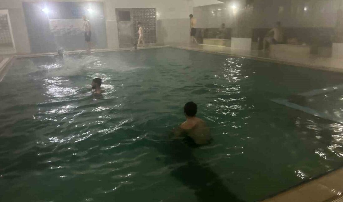 Bingöl’ün Ilıcalar beldesindeki termal kaplıcalar, soğuyan hava ile birlikte artan