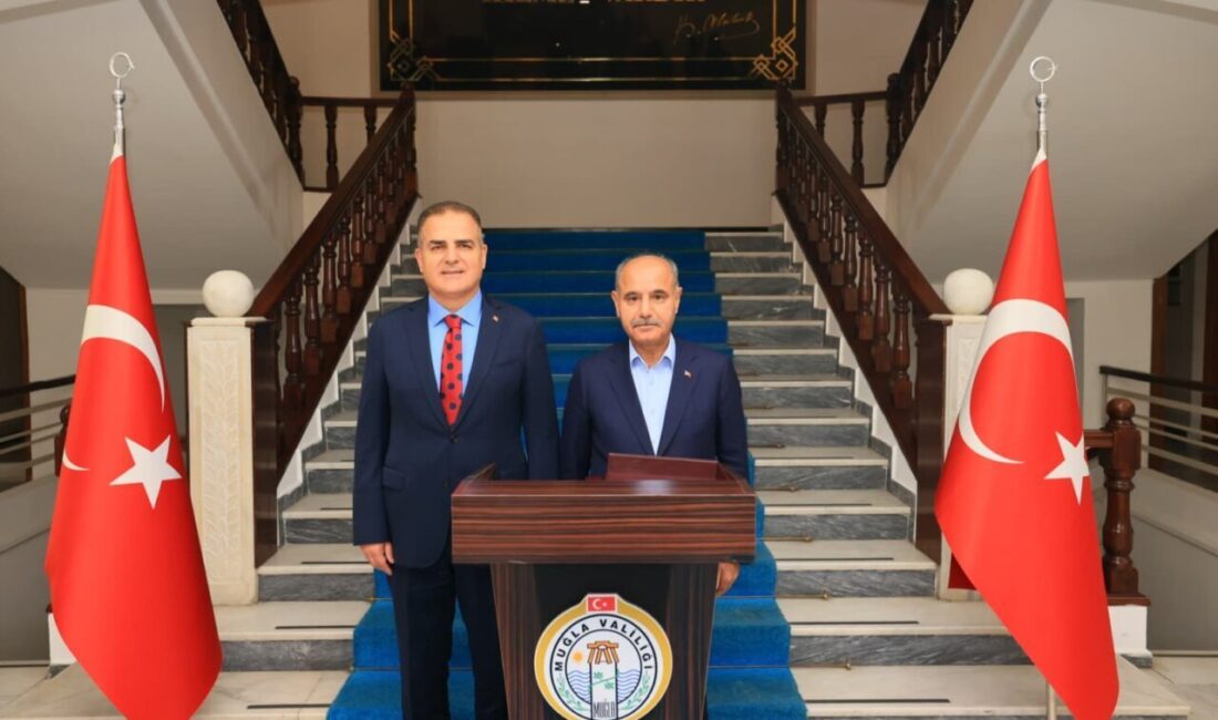 İçişleri Bakan Yardımcısı Mehmet Aktaş, Muğla Valisi İdris Akbıyık ile Görüşmelerde Bulundu Muğla'da incelemelerde bulunan İçişleri Bakan Yardımcısı Mehmet Aktaş, Vali Dr.