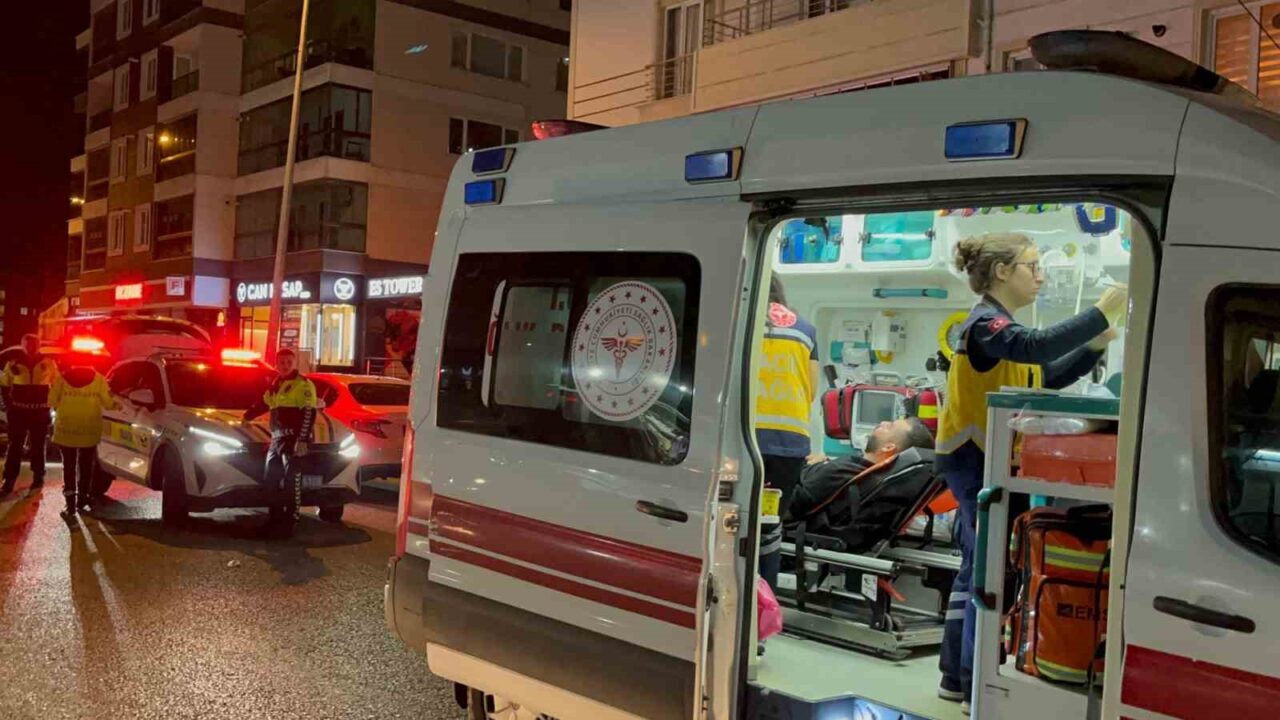 Tekirdağ Çorlu'da otomobil ile çarpışan bisiklet sürücüsü U.M. yaralandı. Olayda