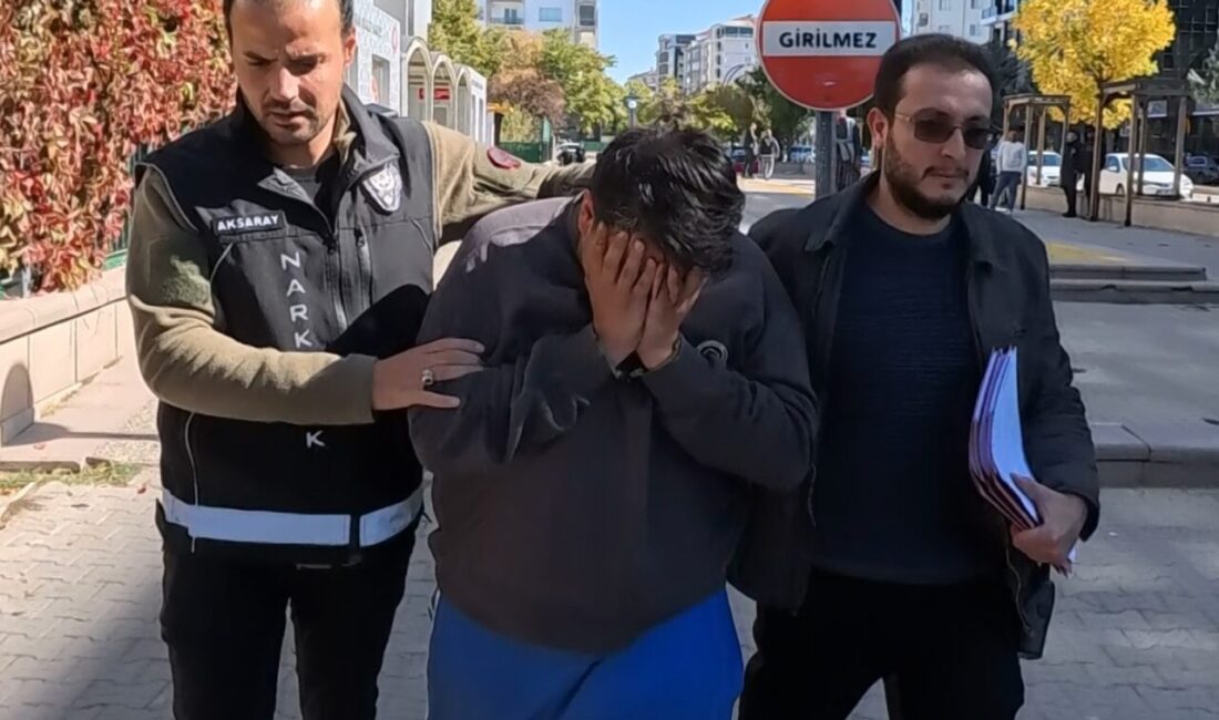 Aksaray'da yapılan operasyon sonucunda, İran uyruklu 20 yaşındaki A.M. uyuşturucu