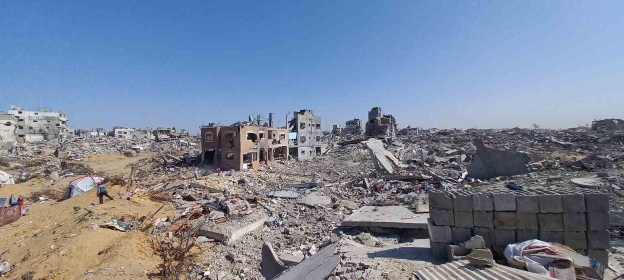 Cibaliye Mülteci Kampı’ndaki yıkımlar, İsrail ordusunun çekilmesiyle açığa çıktı. Rabie