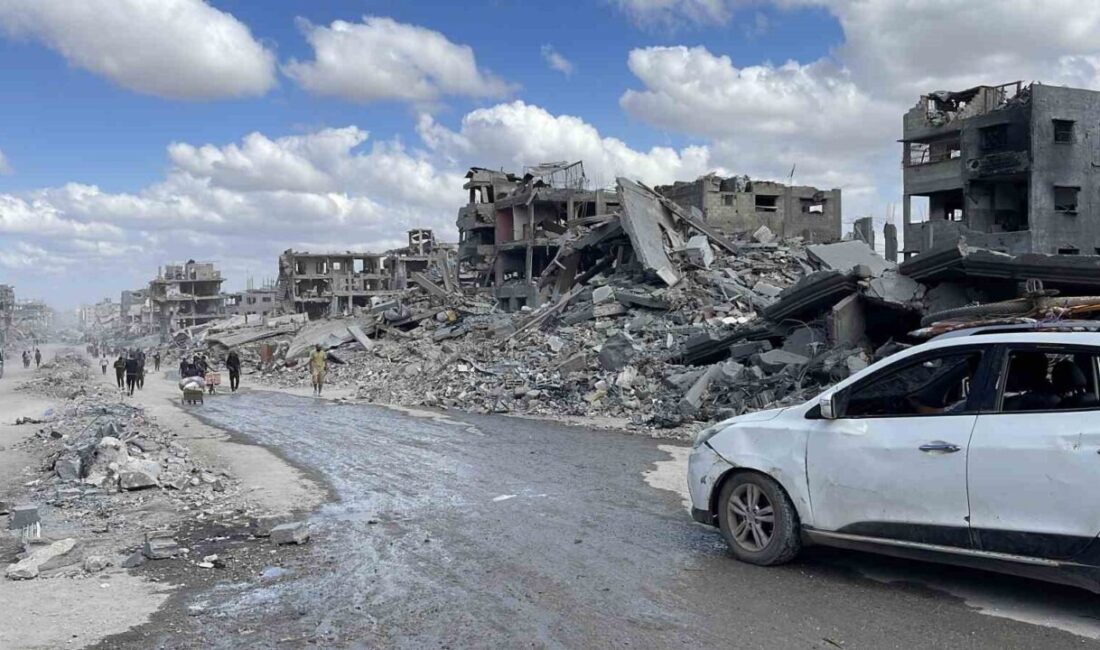 İsrail ordusunun Gazze Şehri'nden çekilmesiyle birlikte, şehirde büyük yıkımlar ortaya