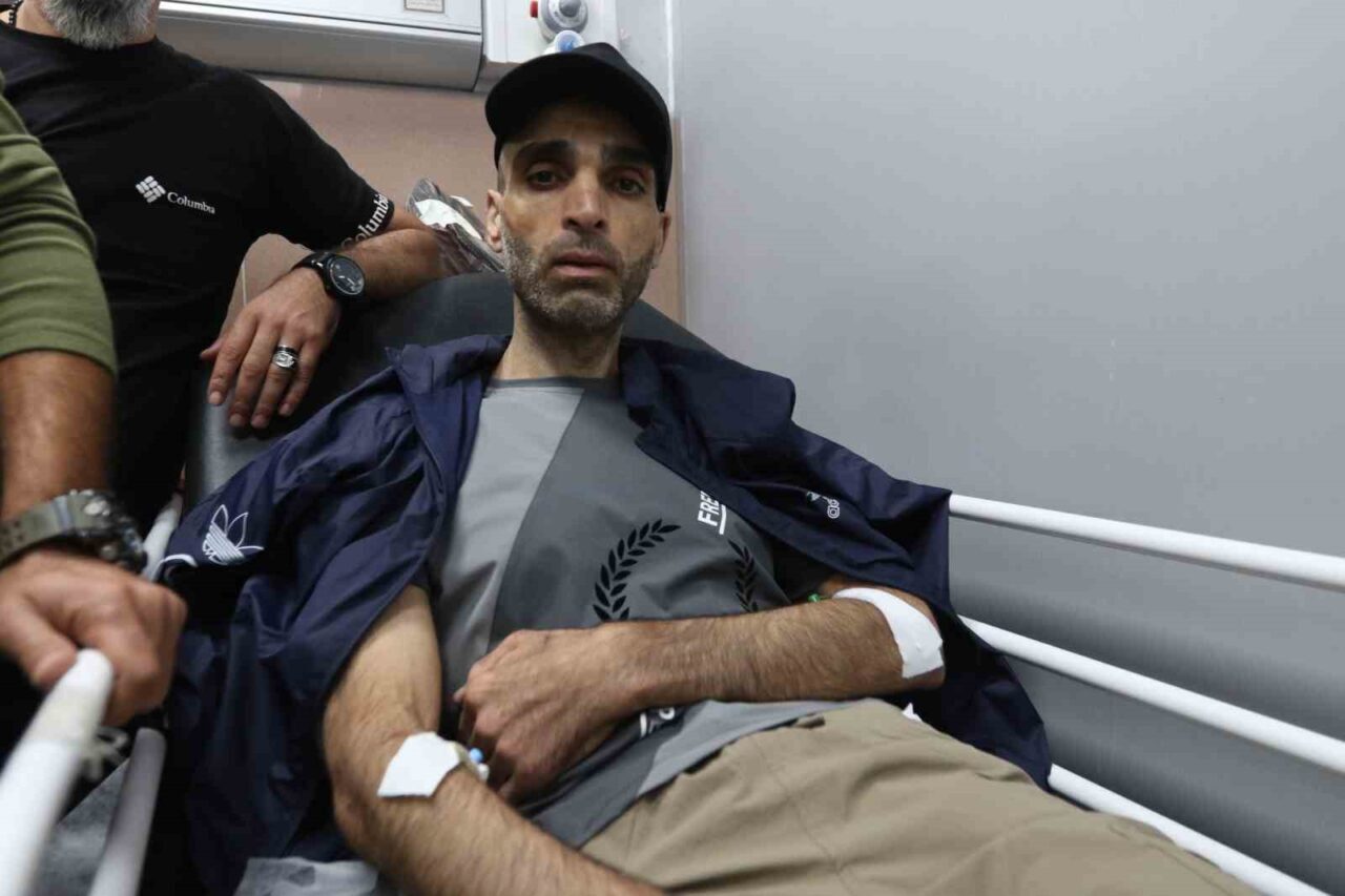 İsrail’in Hamas ile gerçekleştirdiği esir takası kapsamında serbest kalan Filistinli