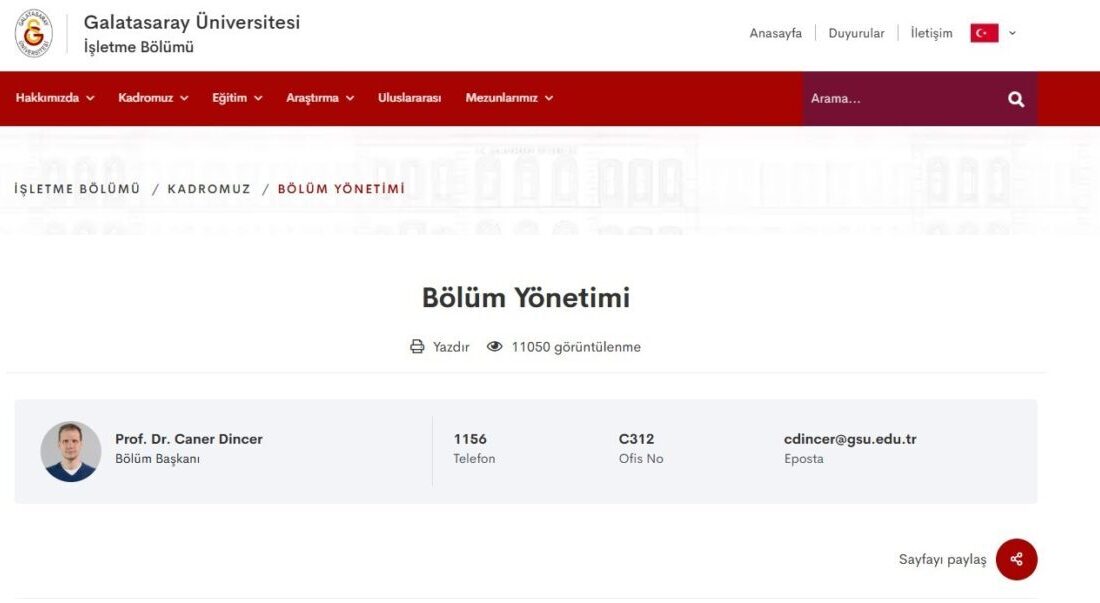 Galatasaray Üniversitesi’nde İptal Edilen Diplomalara Rağmen Prof. Dr. Naciye Aylin Ataay Saybaşılı Emekli Oldu İstanbul Üniversitesi, İBB Başkanı Ekrem İmamoğlu ile birlikte 28 kişinin