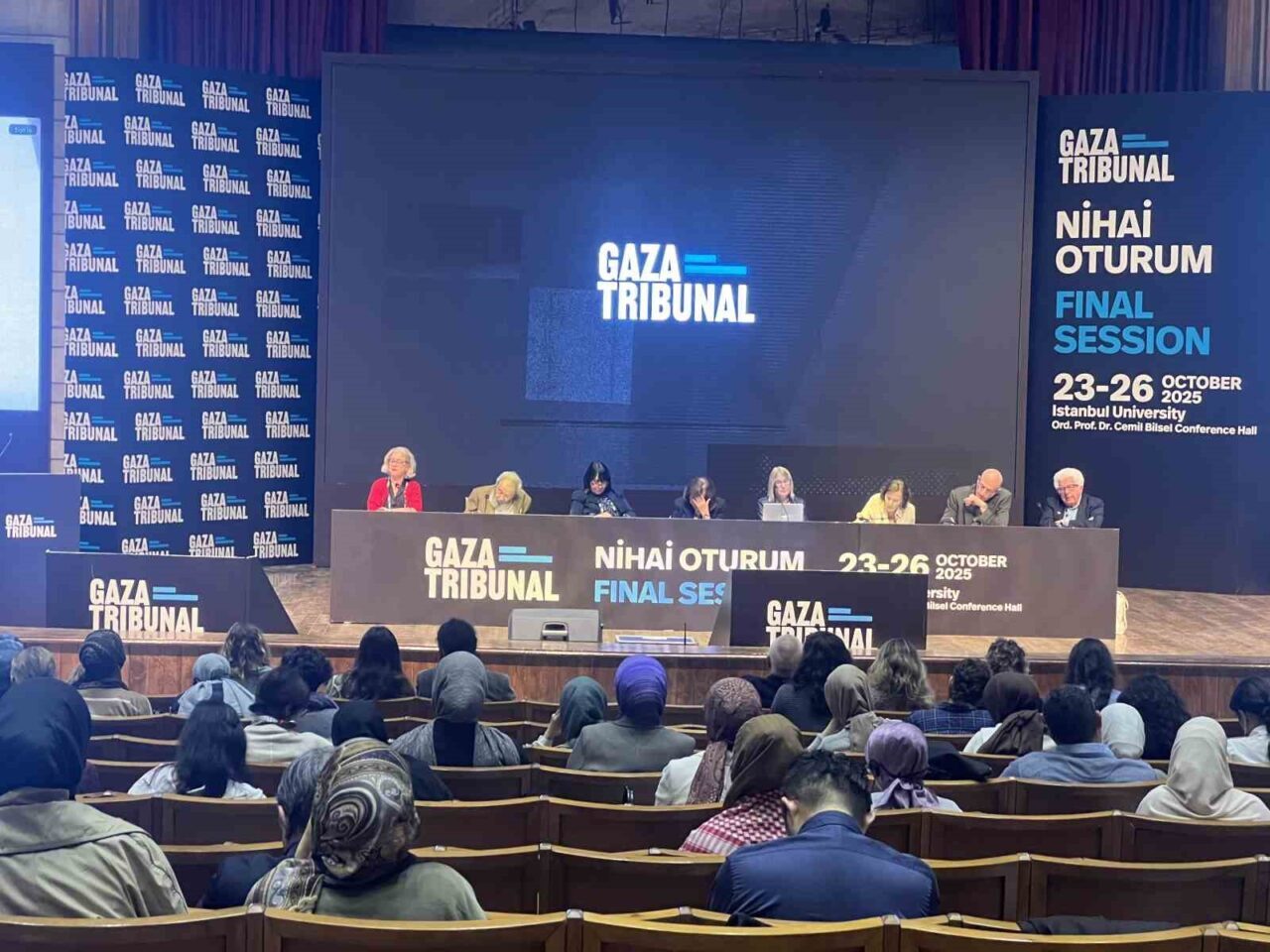 İstanbul'da başlayan Gazze Mahkemesi'nin final oturumu, İsrail'in Gazze'deki savaş suçlarını