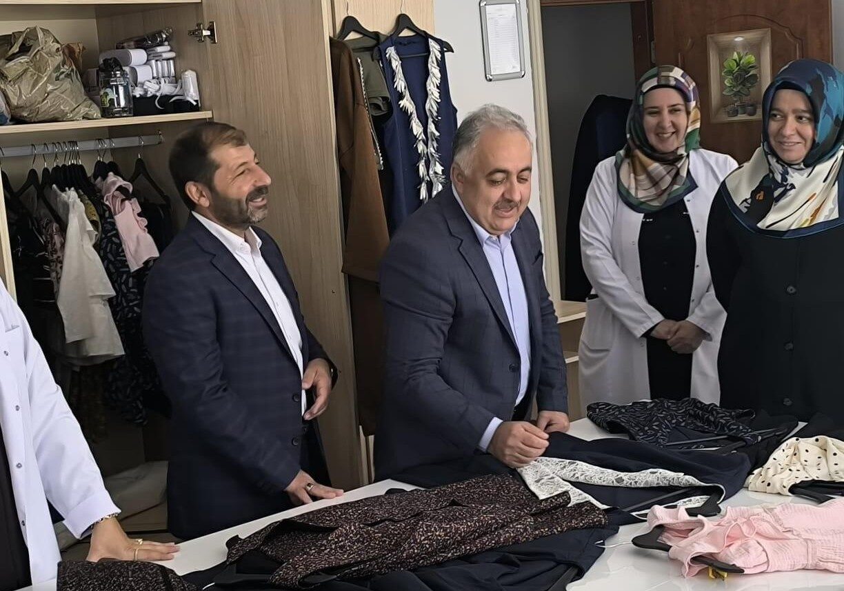 Erzurum Müftüsü Yaşar Çapçı, İl Müftü Yardımcısı Özlem Gülbe ve