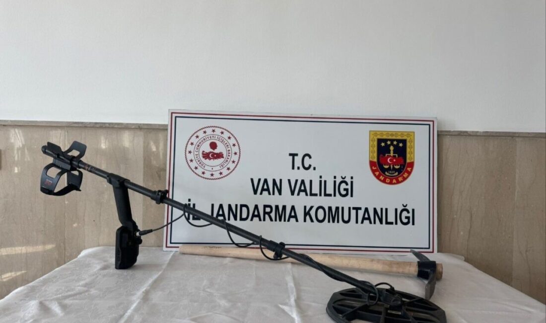 Van’ın Çaldıran ilçesinde izinsiz define arayan V.Ç., B.Ç. ve N.Ç.